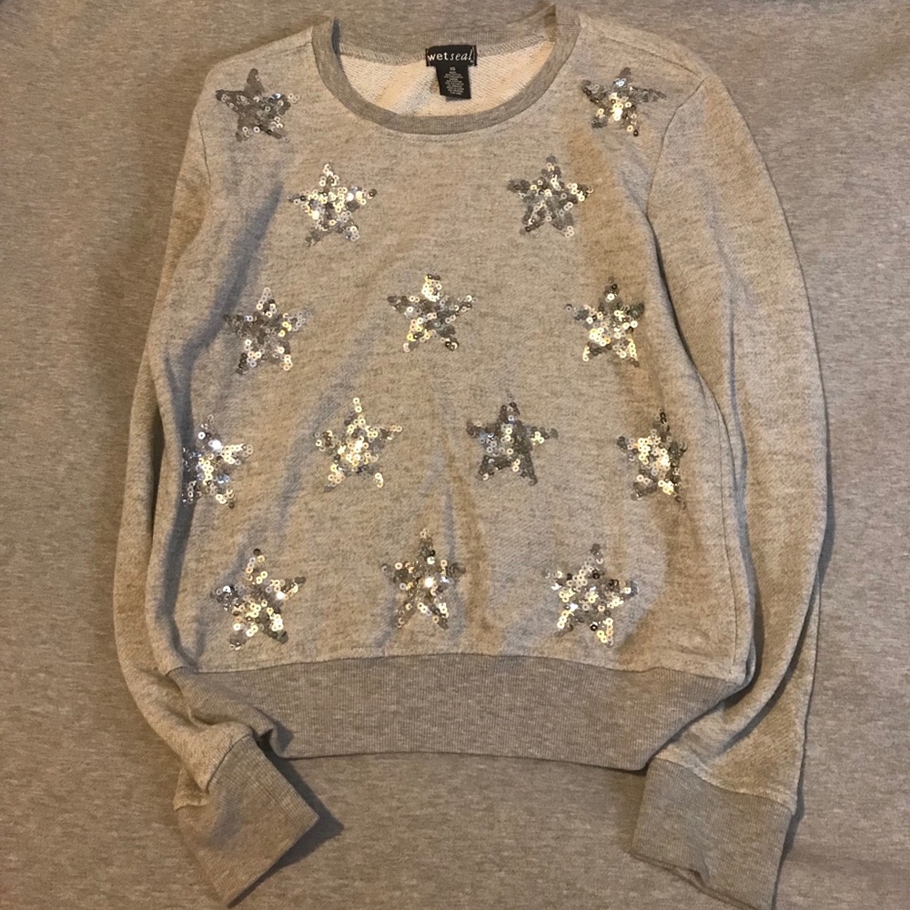 Sequin Star Sweater